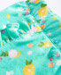 ფოტო #3 პროდუქტის Baby Girls French-Terry Floral-Print Shorts, Created for Macy's
