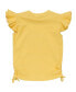 ფოტო #3 პროდუქტის Toddler, Child Girls Marigold Sustainable Flutter Sleeve Rash Top