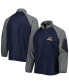 Men's Navy Chicago Bears Hurricane Raglan Full-Zip Windbreaker Jacket