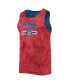 Men's Royal Chicago Cubs Floral Reversible Mesh Tank Top