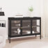 Фото #4 товара Sideboard OLIS Stahl und Glas Schwarz