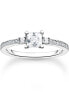 Фото #1 товара Thomas Sabo Ladies Ring TR2397-051-14-52 Pave size 52