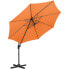 Фото #8 товара Садовый зонт Uniprodo модель UNI_UMBRELLA_2R300OR_N (округлый, подвесной, поворотный) - полиэстер, алюминий, сталь, 300 см, оранжевый