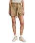 Фото #5 товара Women's Paperbag-Waist Cuffed Shorts