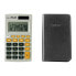 MILAN Blister Pack Orange And Grey 8 Digit Calculator With Cover