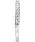 ფოტო #5 პროდუქტის Diamond 3 Pc. Square Halo Cluster Set (3 ct. t.w.) in 14k White Gold