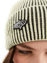 Фото #3 товара Basic Pleasure Mode sherbert stripe beanie in yellow