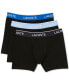 Фото #1 товара Men's Casual Stretch Boxer Brief Set, 3 Pack