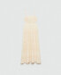 Фото #2 товара Women's Side Slits Embroidered Dress