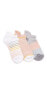 ფოტო #1 პროდუქტის Women's 3 Pack Nylon Compression Ankle Socks