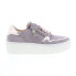 Фото #1 товара Gabor 33-202-10 Womens Purple Suede Lace Up Lifestyle Sneakers Shoes