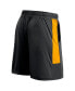 Фото #3 товара Men's Black Pittsburgh Pirates Win the Match Defender Shorts