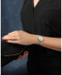 ფოტო #6 პროდუქტის Men's Swiss Automatic Master Diamond Accent 18k Gold and Stainless Steel Bracelet Watch 39mm L26285777