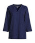 Women's Rayon 3/4 Sleeve V Neck Tunic Top