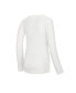 ფოტო #2 პროდუქტის Women's White, Red Georgia Bulldogs Long Sleeve V-Neck T-shirt and Gauge Pants Sleep Set