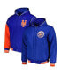 Фото #1 товара Men's Royal New York Mets Reversible Fleece Full-Snap Hoodie Jacket