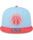 ფოტო #2 პროდუქტის Men's Powder Blue, Red Washington Wizards 2-Tone Color Pack 9FIFTY Snapback Hat