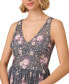 Фото #3 товара Women's Floral Embellished V-Neck Gown