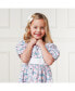 ფოტო #2 პროდუქტის Girls' Short Sleeve Puff Sleeve Party Dress, Toddler