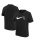 Фото #1 товара Big Boys and Girls Black Brooklyn Nets Swoosh T-Shirt