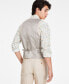 Фото #2 товара Men's Slim-Fit Linen Suit Vest, Created for Macy's