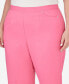 ფოტო #4 პროდუქტის Plus Size Paradise Island Twill Capri Pants