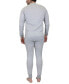 Фото #2 товара Men's Winter Thermal Top and Bottom, 4 Piece Set