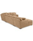 Фото #23 товара Radley 4-Pc. Fabric Chaise Sectional Sofa with Wedge Piece, Created for Macy's