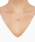 ფოტო #2 პროდუქტის Butterfly 17" Pendant Necklace in 10k Gold