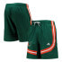 Men's Green Miami Hurricanes Swingman Basketball AEROREADY Shorts