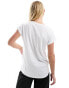 Vila scoop neck t-shirt in white