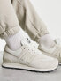 New Balance 574 trainers in off white