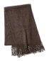 Hannah Rose Hadley Shaker Fringe Cashmere Scarf Women's Brown