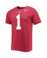 Фото #3 товара Men's Jameson Williams Crimson Alabama Crimson Tide 2022 NFL Draft Name and Number T-shirt