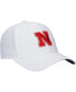 Men's White Nebraska Huskers 2021 Sideline Coaches AEROREADY Flex Hat