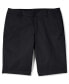 ფოტო #3 პროდუქტის Women's School Uniform Plain Front Blend Chino Shorts