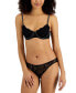 ფოტო #1 პროდუქტის Women's Embellished Lace Bikini Underwear, Created for Macy's