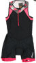 2XU Womens Active Trisuit, Black/Retro Tri Pink Peacock, Large 172798