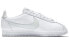 Фото #2 товара Nike Cortez Flyleather 休闲 透气 低帮 跑步鞋 女款 白色 / Кроссовки Nike Cortez Flyleather AR4874-100