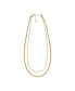 ფოტო #2 პროდუქტის Women's Merete Gold-Tone Stainless Steel Multi Strand Necklace