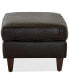 Фото #2 товара CLOSEOUT! Austian 34" Leather Ottoman, Created for Macy's