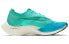 Фото #2 товара Кроссовки Nike ZoomX Vaporfly Next% 2 женские сниженные с нескользящей подошвой голубого и зеленого цвета