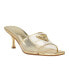 ფოტო #1 პროდუქტის Women's Lusie Slip On Kitten Heel Fashion Dress Sandals