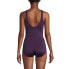 Фото #6 товара Women's Mastectomy Scoop Neck Soft Cup Tugless Sporty One Piece Swimsuit