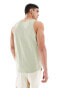 ASOS DESIGN heavyweight vest in light green