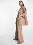 Something New X Naomi Anwer oversized blazer co-ord in beige