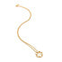 Beautiful Jac Jossa Soul DP905 Gold Plated Diamond and Pearl Necklace clear, gold - фото #2