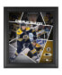 Фото #1 товара Charlie McAvoy Boston Bruins Framed 15'' x 17'' Impact Player Collage with a Piece of Game-Used Puck - Limited Edition of 500