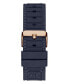 Men's Navy Silicone Strap, Multi-Function Watch, 44mm