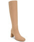 Фото #1 товара Women's Issabel Square-Toe Sculpted-Heel Wide Calf Tall Dress Boots